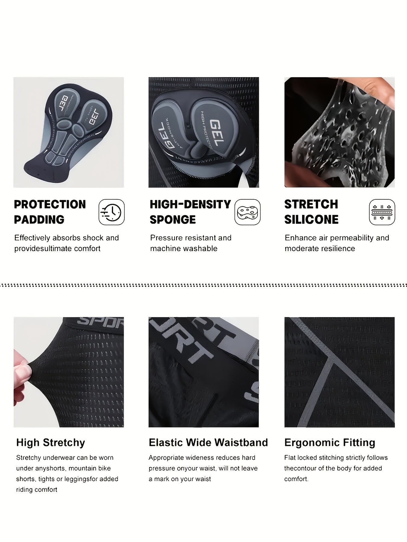Spodenki Rowerowe dla Mężczyzn - Wysoka Elastyczność