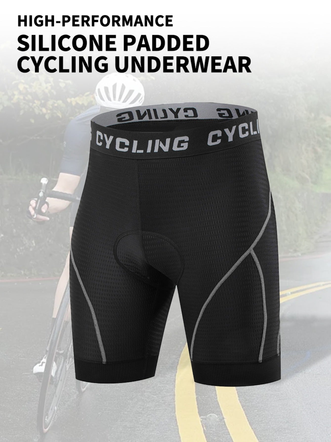 Spodenki rowerowe z wyściółką 3D (bez spodenek wewnętrznych)