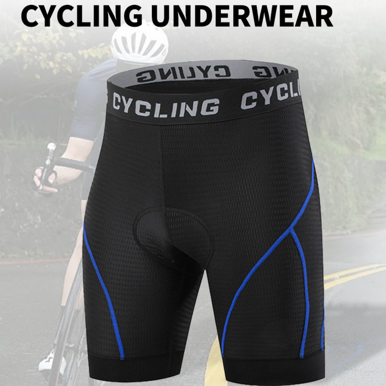 Spodenki rowerowe z wyściółką 3D (bez spodenek wewnętrznych)