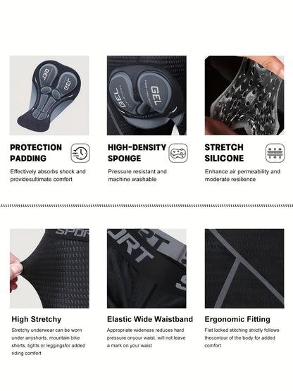 Spodenki Rowerowe dla Mężczyzn - Wysoka Elastyczność