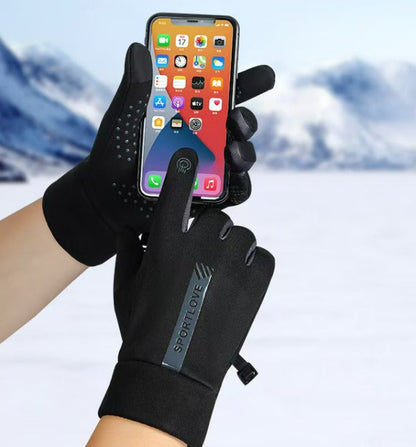 Zimowe i jesienne rękawice rowerowe dla kobiet