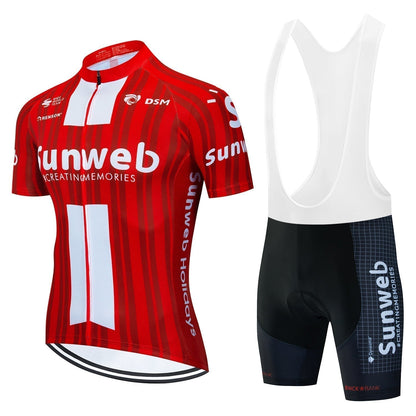 Sunweb - Profesjonalny krótki zestaw rowerowy