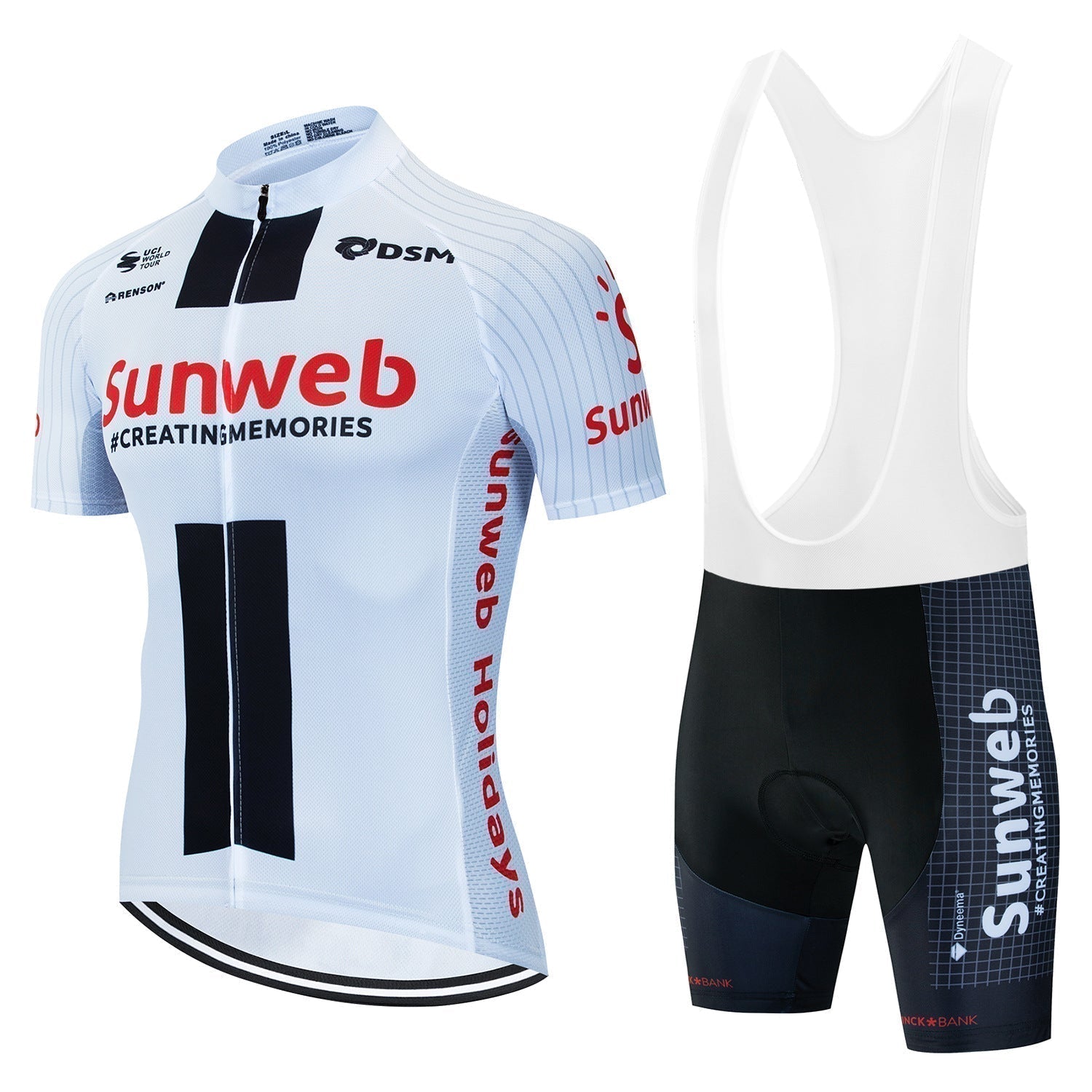 Sunweb - Profesjonalny krótki zestaw rowerowy
