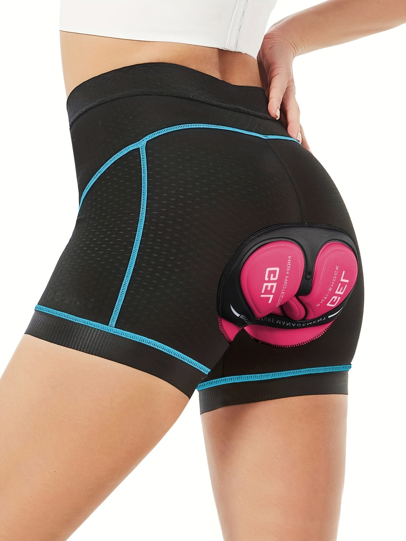 Spodenki Damskie do Roweru i Jogi z Wysokim Stanem